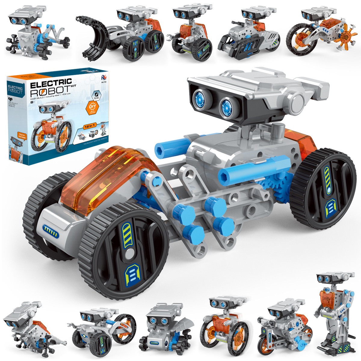 Science Toy - Experimento científico 12 en 1, Robot