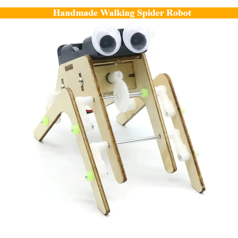 Science Project Robot - Imaginación DIY hecho a mano araña