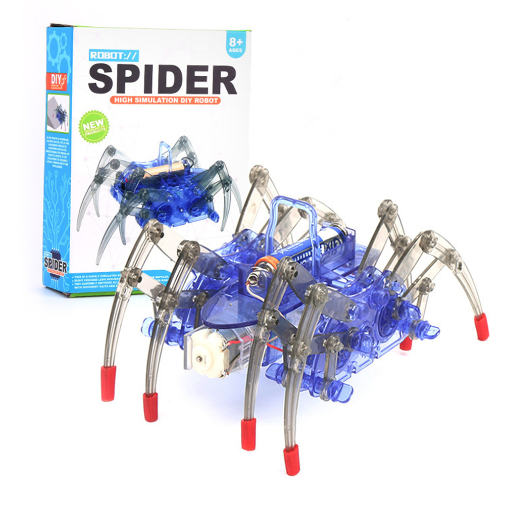 Science Diy Model - Kit de robot araña biónico eléctrico,