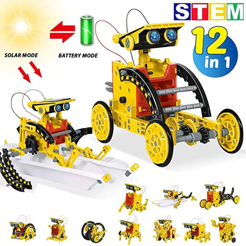 Experimento científico 12 en 1 - Science Project Robot reseña y precio