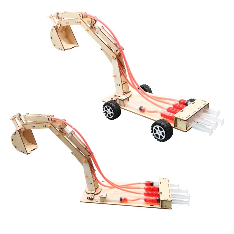 Excavadora hidráulica hecha a  - Science Diy Model reseña y precio