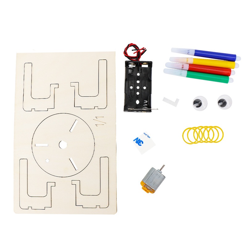 DIY vibración eléctrica Graffi - Science Project Robot reseña y precio