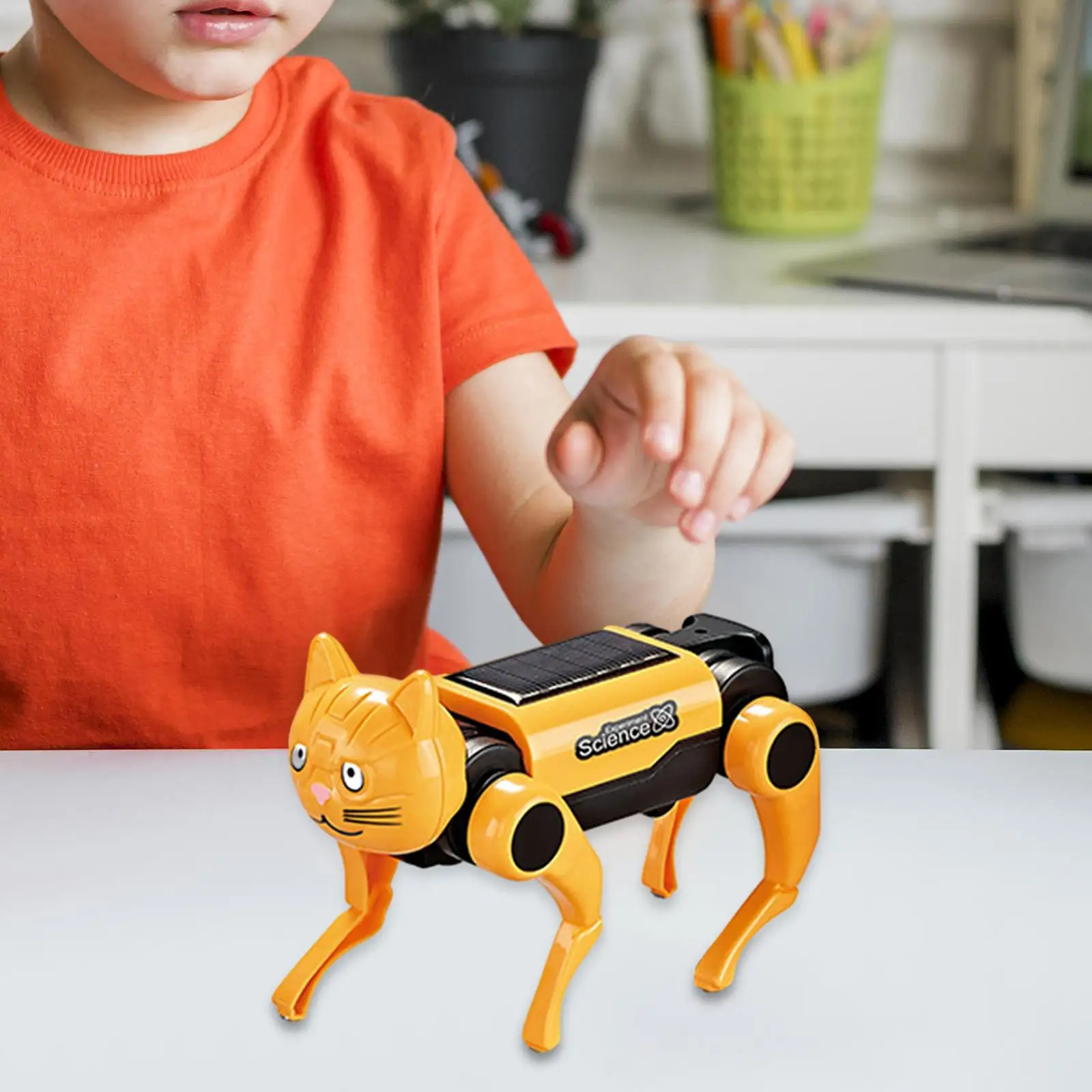 Perro Robot Solar 2 en 1, cabe - Science Project Robot reseña y precio
